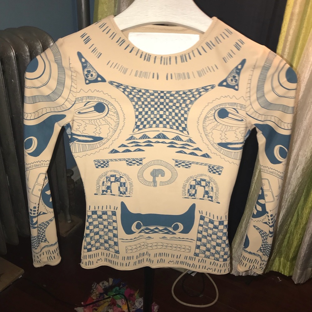 Maison Margelia & H&M collab tattoo top.